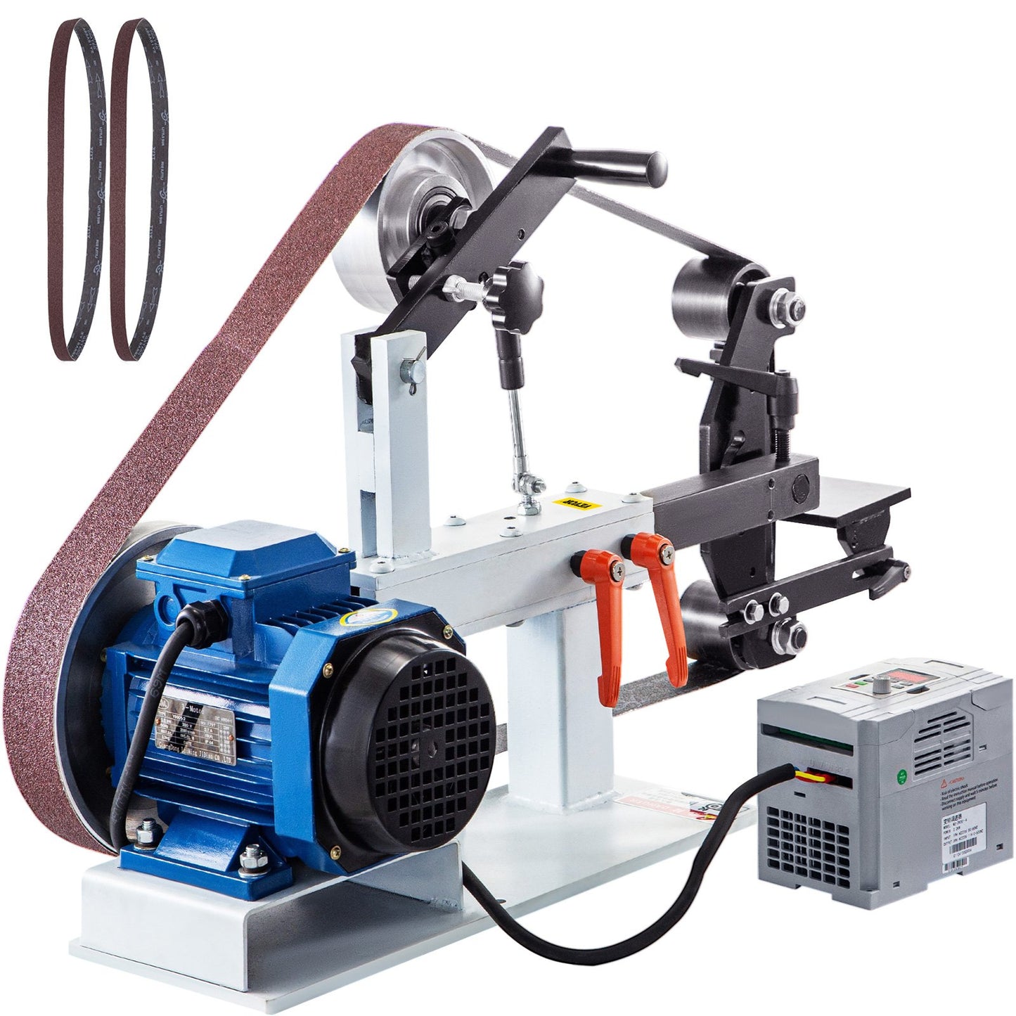 Vevor Belt Grinder Sander 2" x 82" Complete Chassis with 2HP Motor & VFD Combo