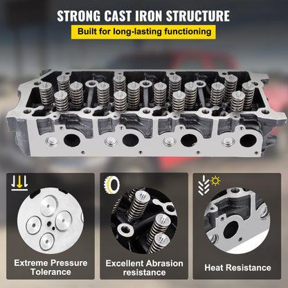 VEVOR Replacement for 6.0L Cylinder Head 18MM Power Stroke Bare F-Series Cylinder Head 1843080C3