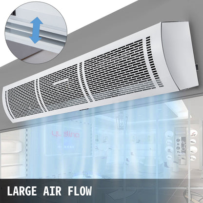 Vevor 900mm Overhead Door Electric Air Curtain w/Limit Switch 3 Speeds Commercial