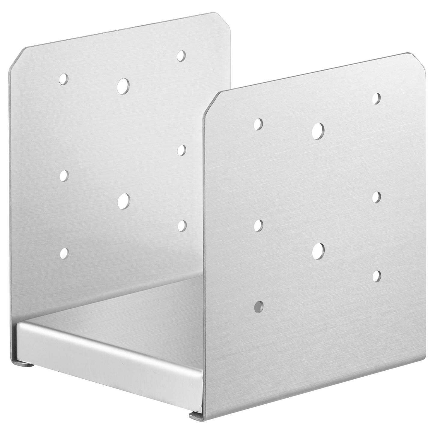 152.4x152.4 Post Base, 10Pcs Stainless Steel Adjustable Post Anchor Bracket(Internal 150 x 139.7), Adjustable Post Base for Pavilion Deck Porch Handrail Railing Support Decorative Anchor Plate