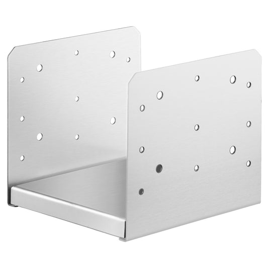 203.2x203.2mm Post Base, 1Pcs Stainless Steel Adjustable Post Anchor Bracket(Internal 198 x 185), Adjustable Post Base for Pavilion Deck Porch Handrail Railing Support Decorative Anchor Plate