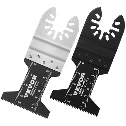 VEVOR 30PCS Multi Tool Blades Kits, Universal Quick Release Oscillating Saw Blades, 8 Types Wood Metal Plastic Oscillating Tool Blades, Fit Dewalt Bosch Milwaukee Hitachi Chicago Craftsman