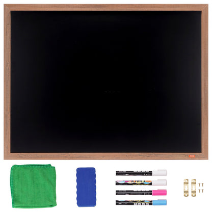 VEVOR 35"x46" Rustic Wood Framed Chalkboard Wall Hanging Magnetic Wedding Sign