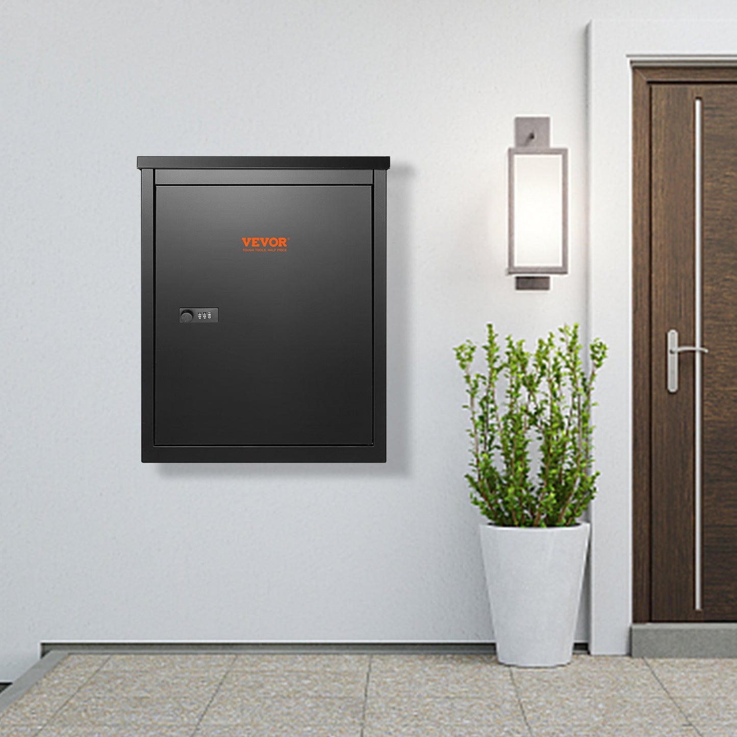 VEVOR Package Delivery Boxes for Outside 15.4" x 10.6" x 20.5" with Coded Lock