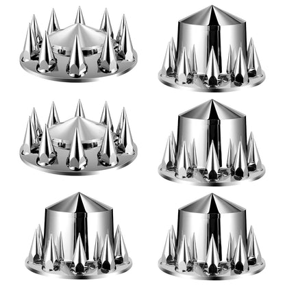 VEVOR Rear&Front Axle Cover Combo Kit ABS Lug Nut Covers with Nut Cover Tools