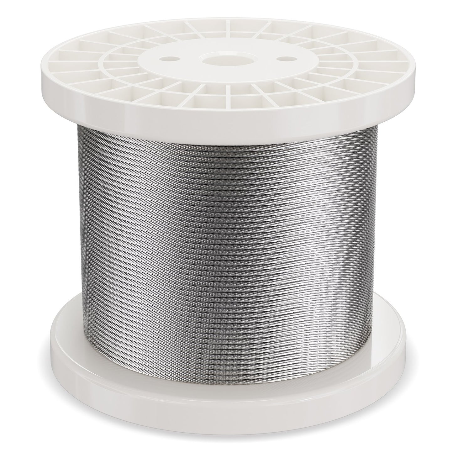 VEVOR T316 Stainless Steel Cable 3.18mm 7x7 Steel Wire Rope 182.3m Cable Railing