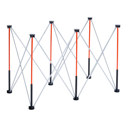 VEVOR Portable Folding Workstand 1267 x 665 mm Collapsible Work Stand 1135 kg