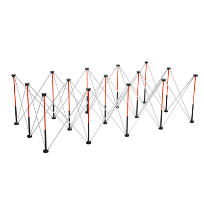 VEVOR Portable Folding Workstand 2455 x 1260 mm Collapsible Work Stand 2724 kg
