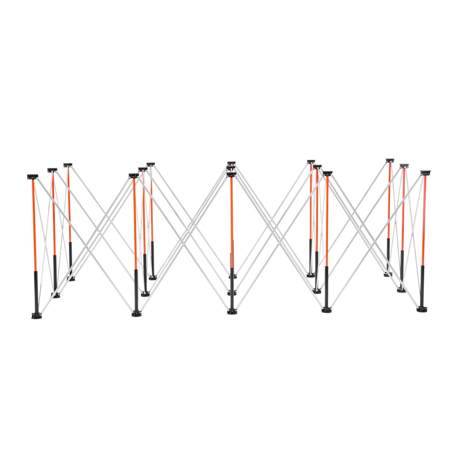 VEVOR Portable Folding Workstand 2455 x 1260 mm Collapsible Work Stand 2724 kg