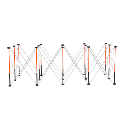 VEVOR Portable Folding Workstand 2455 x 1260 mm Collapsible Work Stand 2724 kg