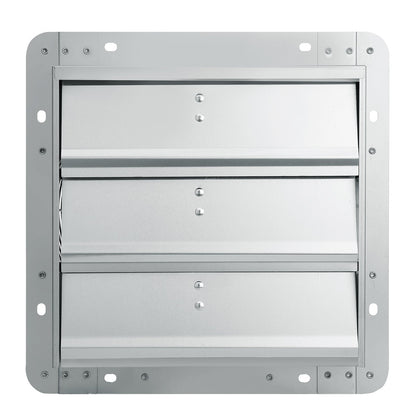 VEVOR Shutter Exhaust Fan, 356 mm High-speed 1400RPM 994 CFM, Aluminum Wall Mount Attic Fan with AC-motor, Ventilation and Cooling for Greenhouses, Garages, Sheds, Shops