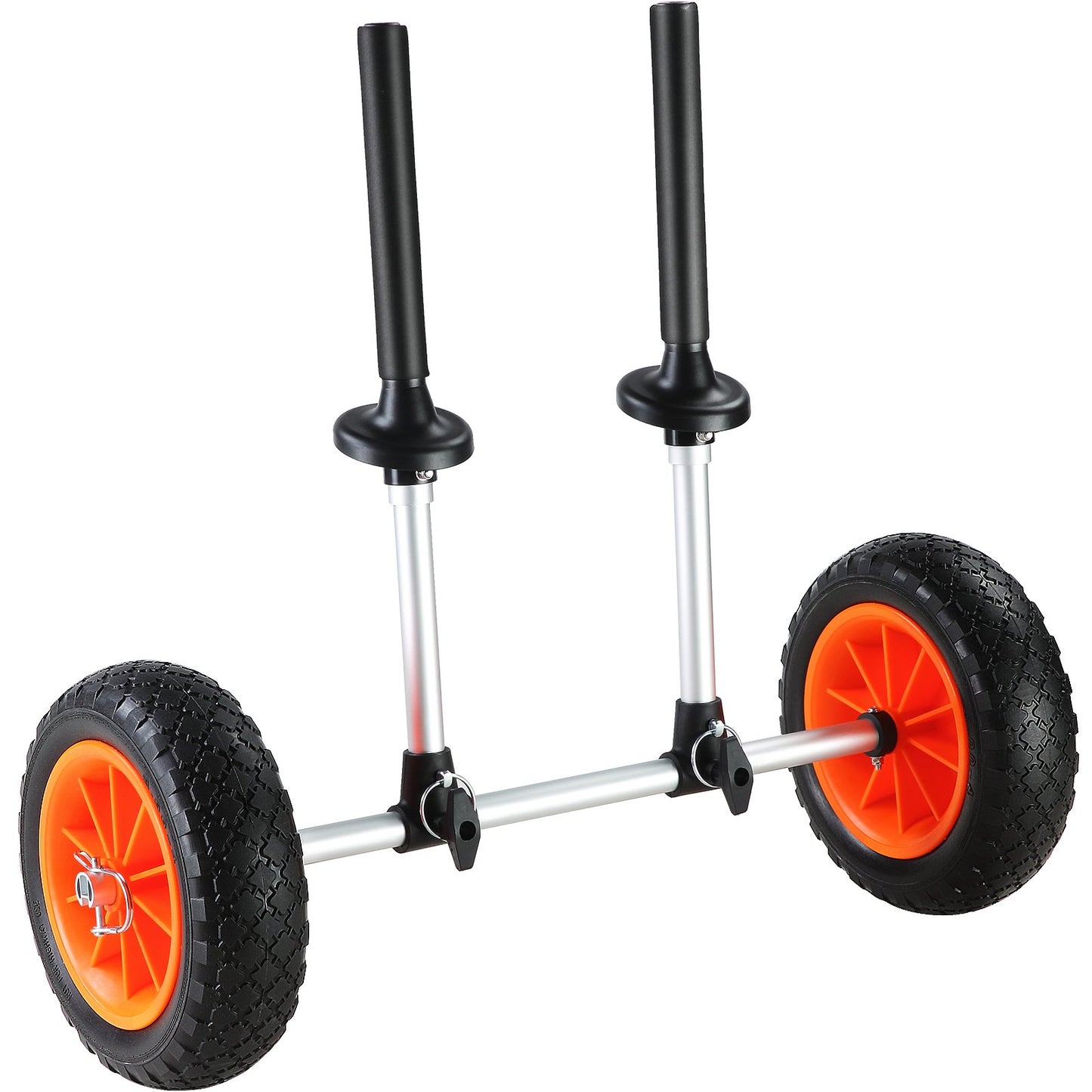 VEVOR Adjustable Kayak Cart Canoe Boat Carrier 280lbs Load with 10'' Solid Tires