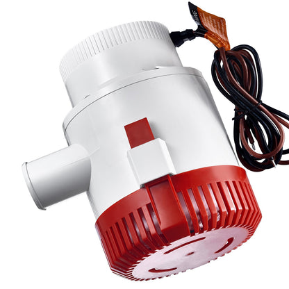 VEVOR Bilge Pump, 3000GPH Automatic Submersible Boat Bilge Water Pump with Float Switch, 40 mm Outlet Diameter, Small Boat Bilge Pump, Marine Electric Bilge Pump for Boats, Ponds, Pools, Basements
