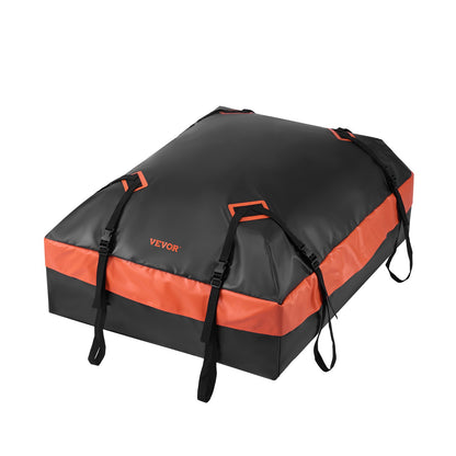 VEVOR Car Rooftop Cargo Carrier Bag 21 Cubic Feet Roof Cargo Carrier 840D PVC