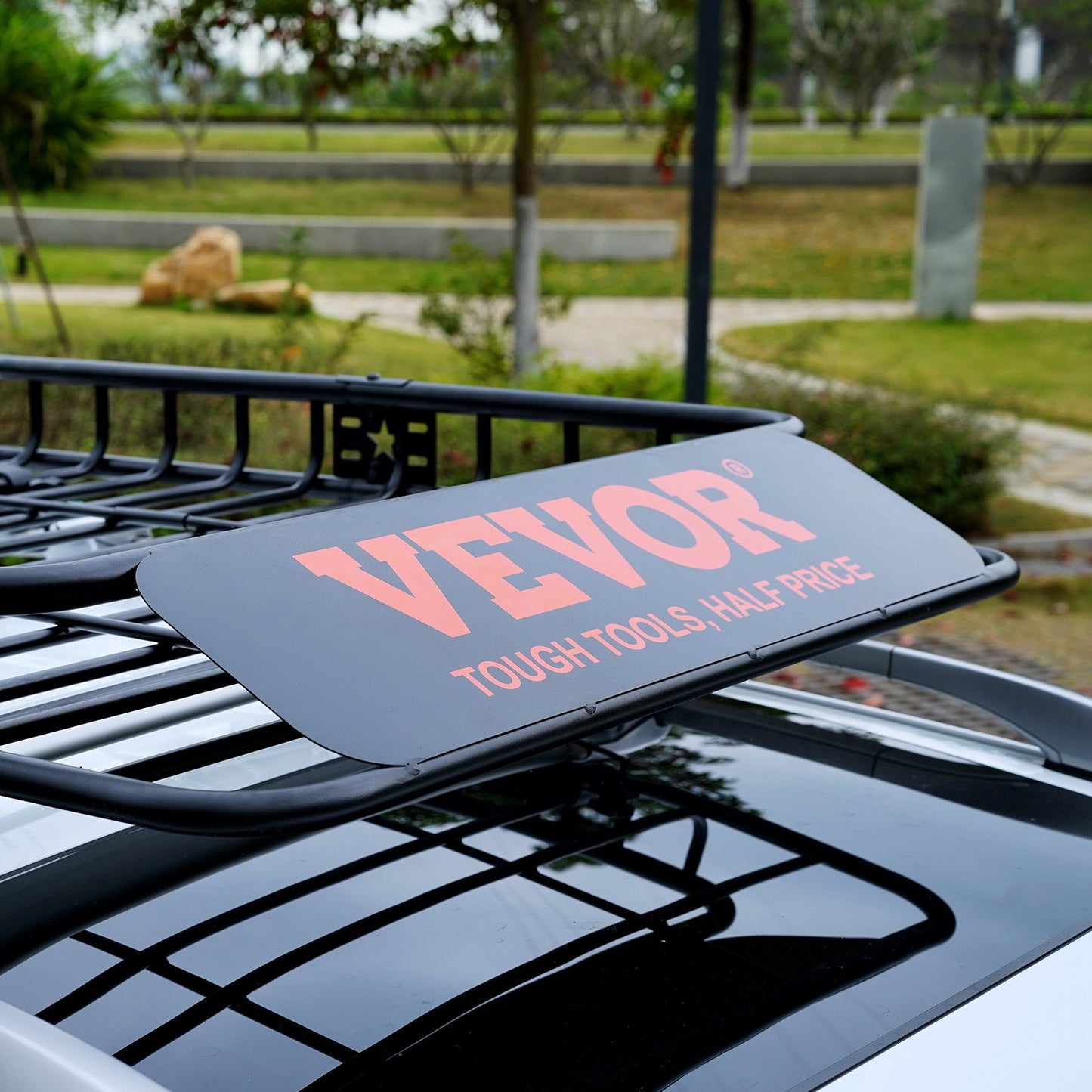 VEVOR Roof Rack Cargo Basket 200 LBS Capacity Extension 64"x39"x6" for SUV Truck