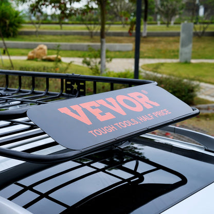 VEVOR Roof Rack Cargo Basket 200 LBS Capacity Extension 64"x39"x6" for SUV Truck