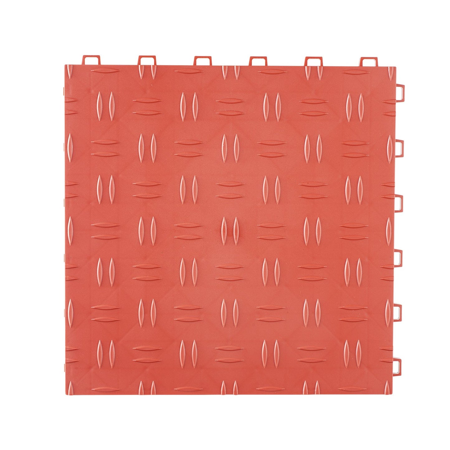 VEVOR Garage Tiles Interlocking 12x12 in 50 Pack Garage Flooring Tiles Red