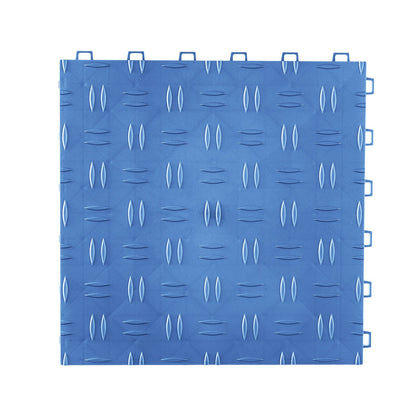 VEVOR Garage Tiles Interlocking 12x12 in 25 Pack Garage Flooring Tiles Blue