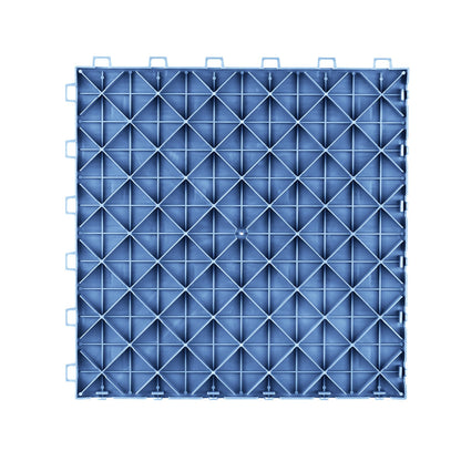 VEVOR Garage Tiles Interlocking 12x12 in 25 Pack Garage Flooring Tiles Blue