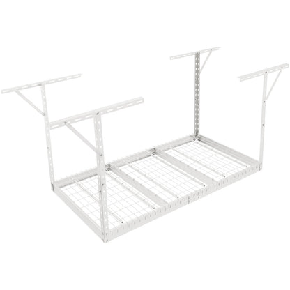 VEVOR Overhead Adjustable Garage Storage Rack 36x72in Ceiling Rack 550lbs White