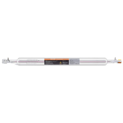 VEVOR Laser Tube, 50W CO2 Laser Tube for Laser Engraver and Cutter Machine, 850 mm Length, 50 mm Diameter, Glass Laser Cutting Tube with TEM00 Beam Mode, for Wood Acrylic Fabric Leather Bamboo
