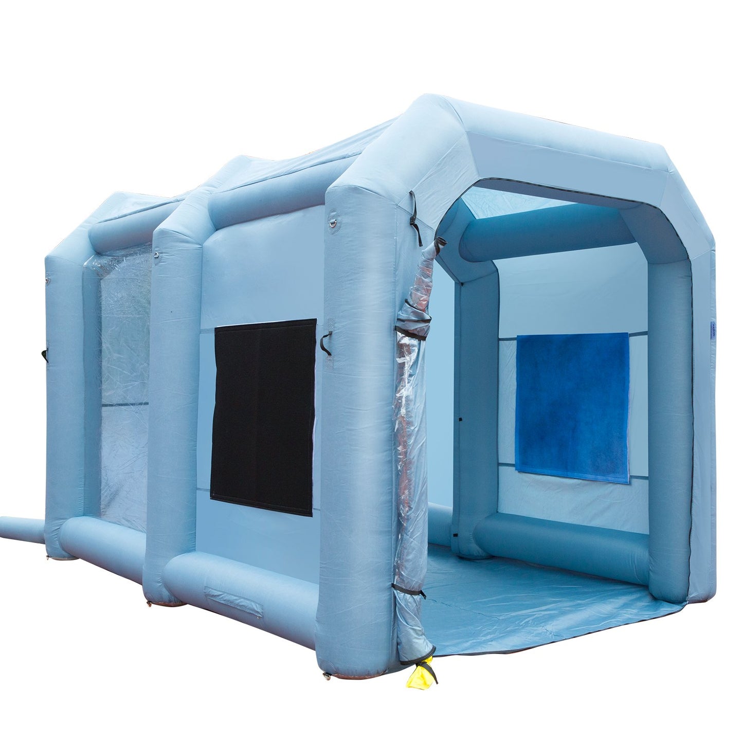 VEVOR Inflatable Spray Booth Car Paint Tent 13x10x9ft Filter System Blower 950W