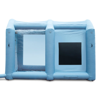 VEVOR Inflatable Spray Booth Car Paint Tent 13x10x9ft Filter System Blower 950W