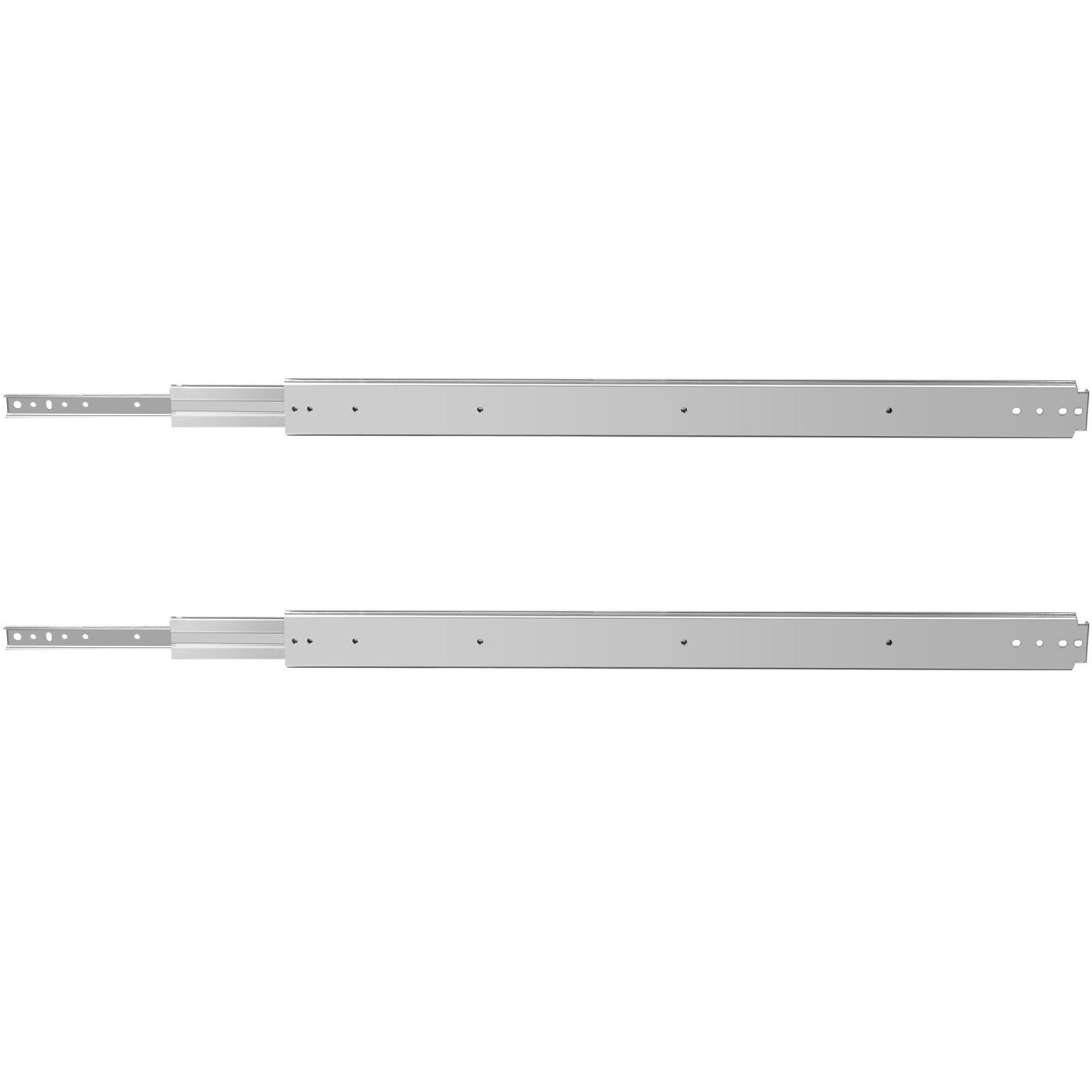 VEVOR Drawer Slide Soft Close Drawer 1Pair 48" Ball Bearing Full Extension 500lb