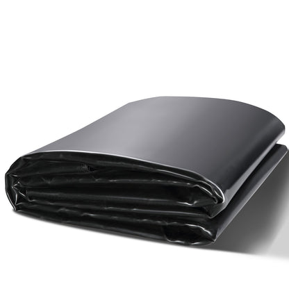 VEVOR Pond Liner, 6 x 7.6 m 45 Mil Thick, Pliable EPDM Material Pond Skins, Easy Cutting Underlayment for Fish or Koi Pond, Waterfall Base, Water Features, Water Gardens, Fountains, Black
