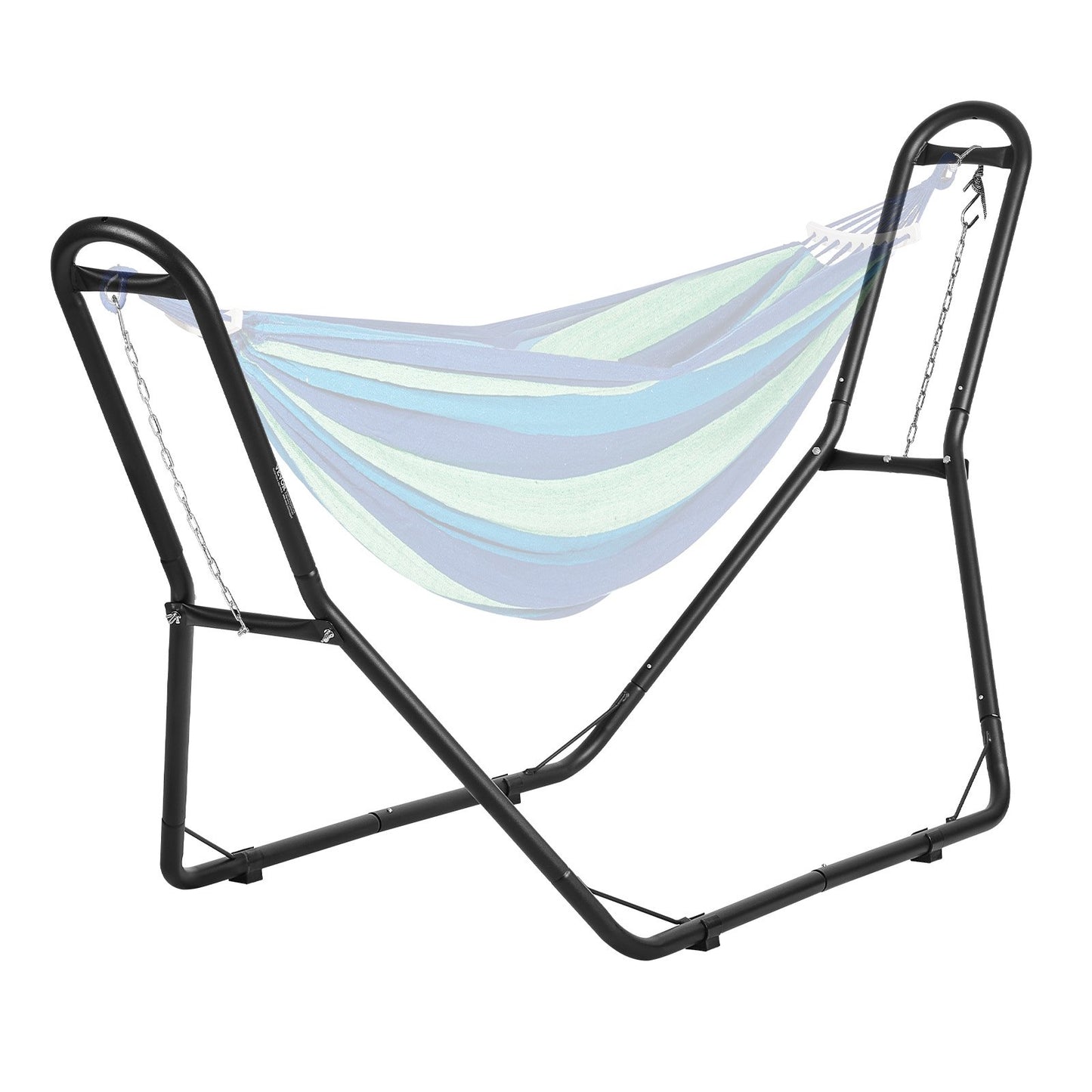VEVOR Steel Hammock Stand 450lbs Capacity Hammock Frame Fits 6.9-12.8ft Hammocks