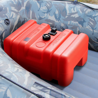 Boat Fuel Tank Portable Marine Outboard Gas Tank 12 Gal/55L with Hose