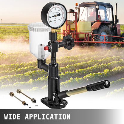 Diesel Injector Nozzle 
Pressure Tester Dual scale Manometer Test Tool 0-600Bar (0-8000PSI) 
60Mpa Test Pressure High Configuration