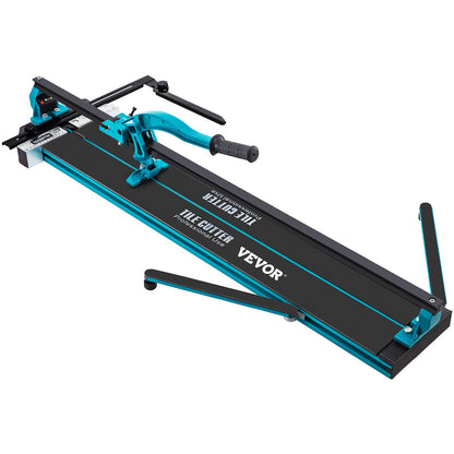 VEVOR Tile Cutter 24in Cutting Tool w/ Laser Guide Single Rail Double Brackets