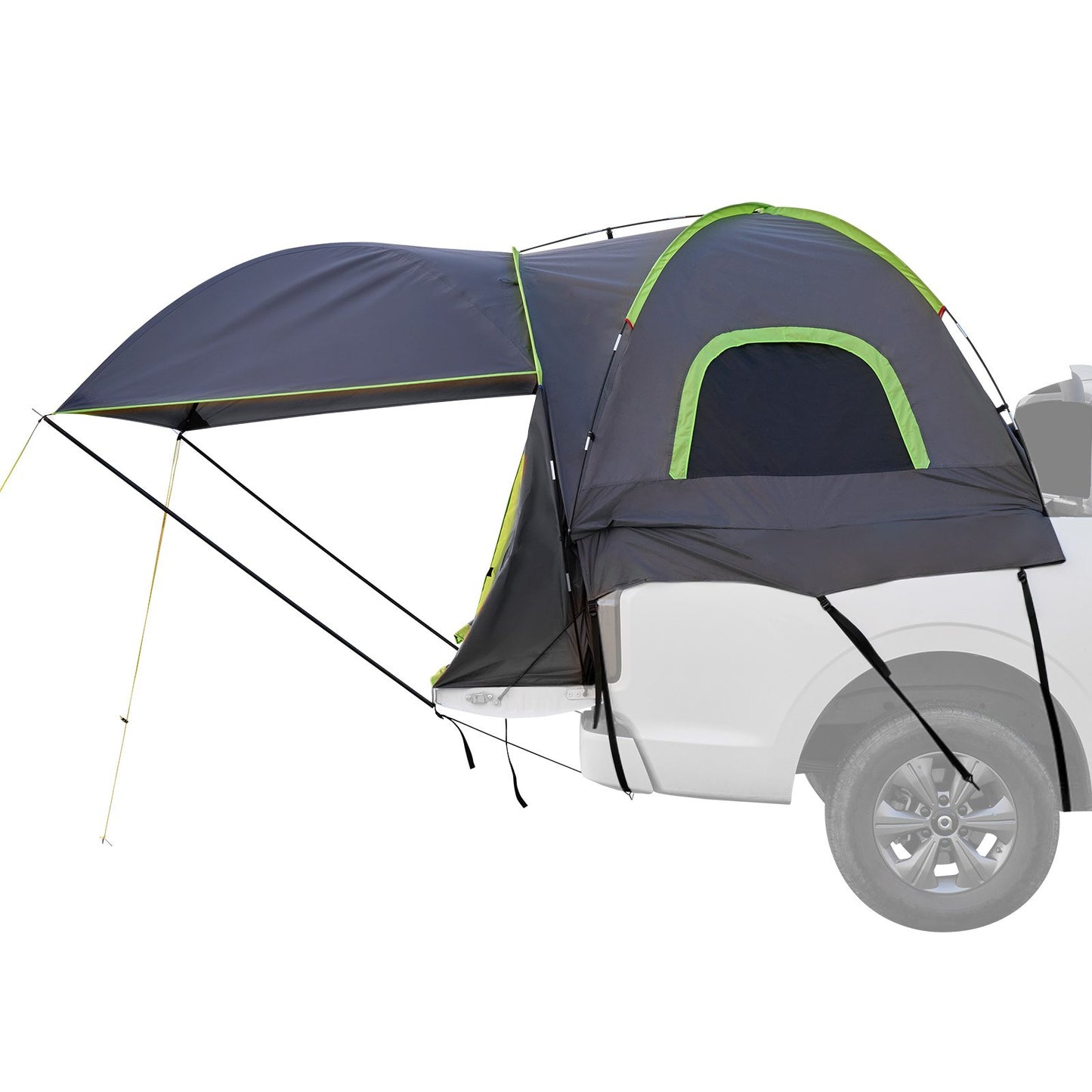 VEVOR Truck Tent 5.0-5.2ft Waterproof PU2000 Truck Bed Camping Tent 2-3 Person