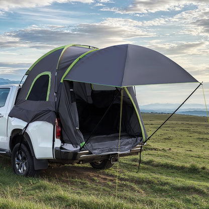 VEVOR Truck Tent 8.0-8.2ft Waterproof PU2000 Truck Bed Camping Tent 2-3 Person