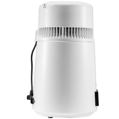 VEVOR 4L Water Distiller 1L/H Distilled Water Maker Timing & Temp Display White