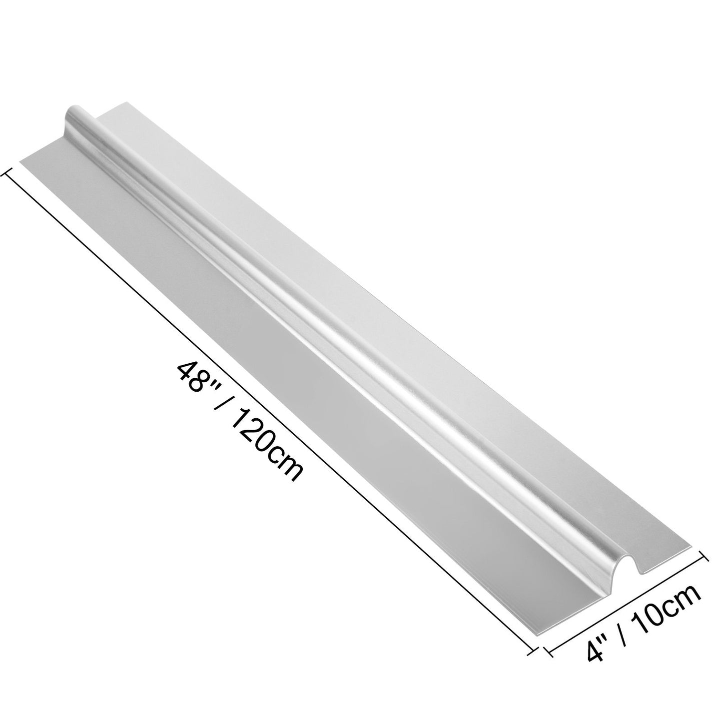 VEVOR PEX Heat Transfer Plates, 200 pcs Box Radiant Heat Transfer Plates, 4 ft Aluminum PEX Heat Transfer Plates, 1.27 cm Heat Transfer Plates Designed for PEX Tubing
