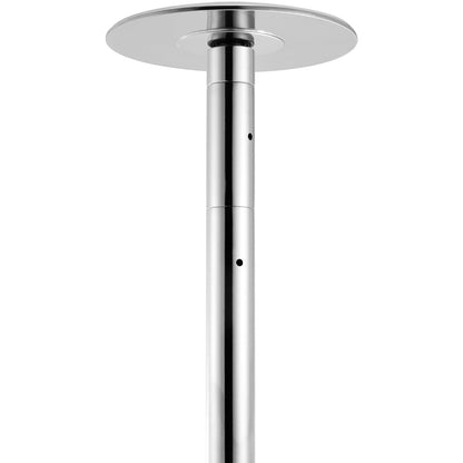 VEVOR Professional Dancing Pole, Spinning Static Dancing Pole Kit, Portable Removable Pole, 45mm Heavy-Duty Stainless Steel Pole, Height Adjustable Fitness Pole, for Exercise Home Club Gym, Silver