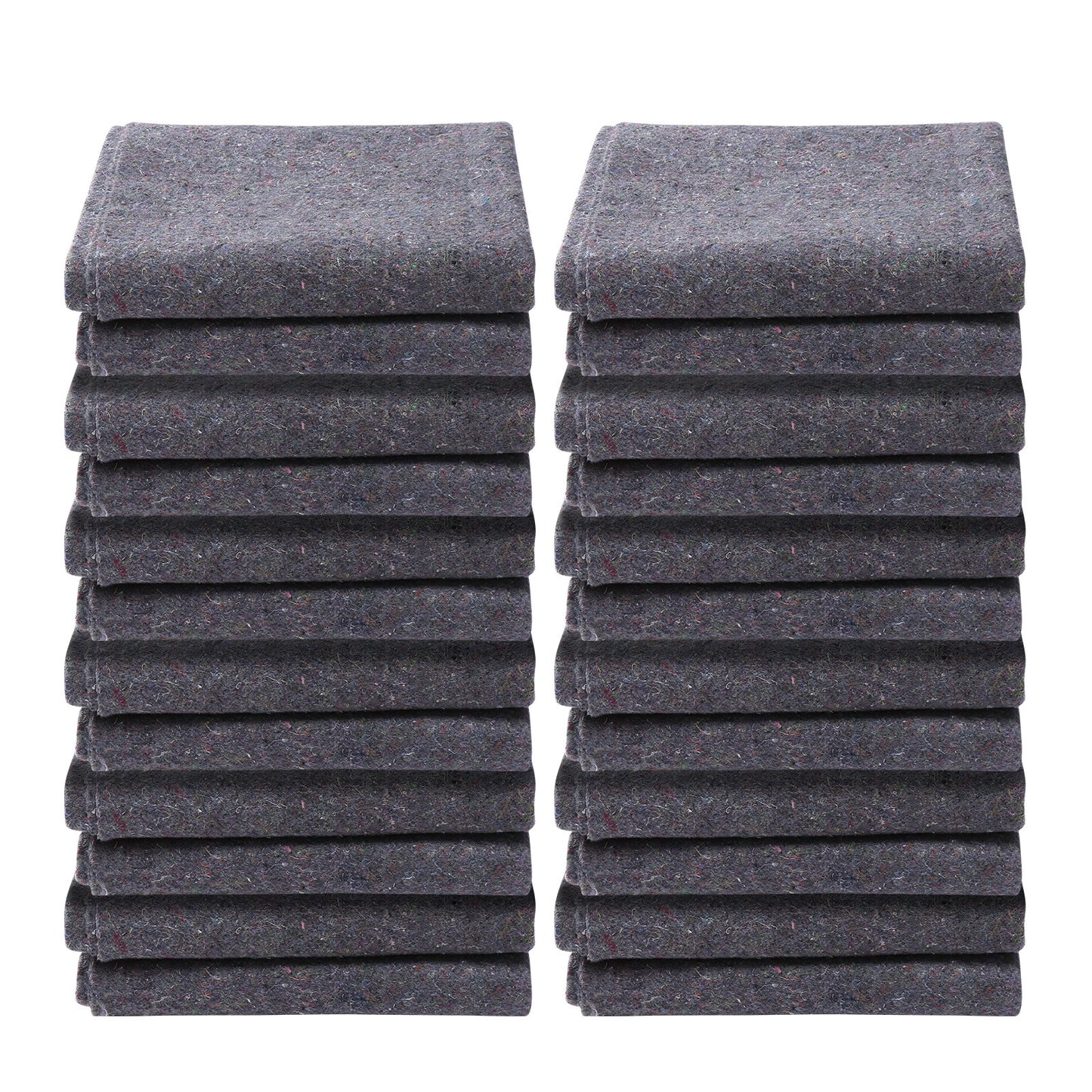 VEVOR Moving Blankets, 1829 x 1372 mm, 12 kg/dz Weight, 12 Pack, Professional Recycled Cotton Packing Blanket, Large Heavy Duty Shipping Mover Pads Perfect for Protecting Furniture, Floors, Appliances