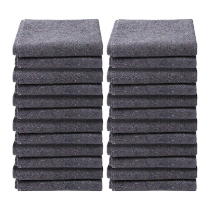 VEVOR Moving Blankets, 1829 x 1372 mm, 12 kg/dz Weight, 12 Pack, Professional Recycled Cotton Packing Blanket, Large Heavy Duty Shipping Mover Pads Perfect for Protecting Furniture, Floors, Appliances