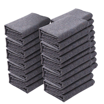 VEVOR Moving Blankets, 1829 x 1372 mm, 12 kg/dz Weight, 12 Pack, Professional Recycled Cotton Packing Blanket, Large Heavy Duty Shipping Mover Pads Perfect for Protecting Furniture, Floors, Appliances