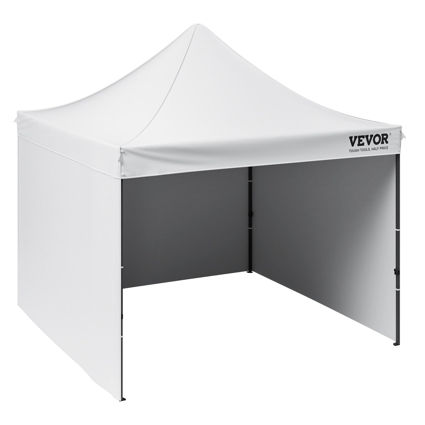 Pop Up Canopy Tent Outdoor Gazebo Tent 10x10FT with Sidewalls & Bag White