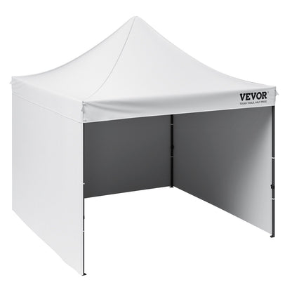 Pop Up Canopy Tent Outdoor Gazebo Tent 10x10FT with Sidewalls & Bag White