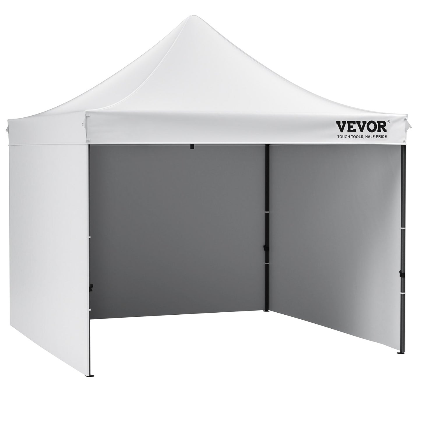 Pop Up Canopy Tent Outdoor Gazebo Tent 10x10FT with Sidewalls & Bag White