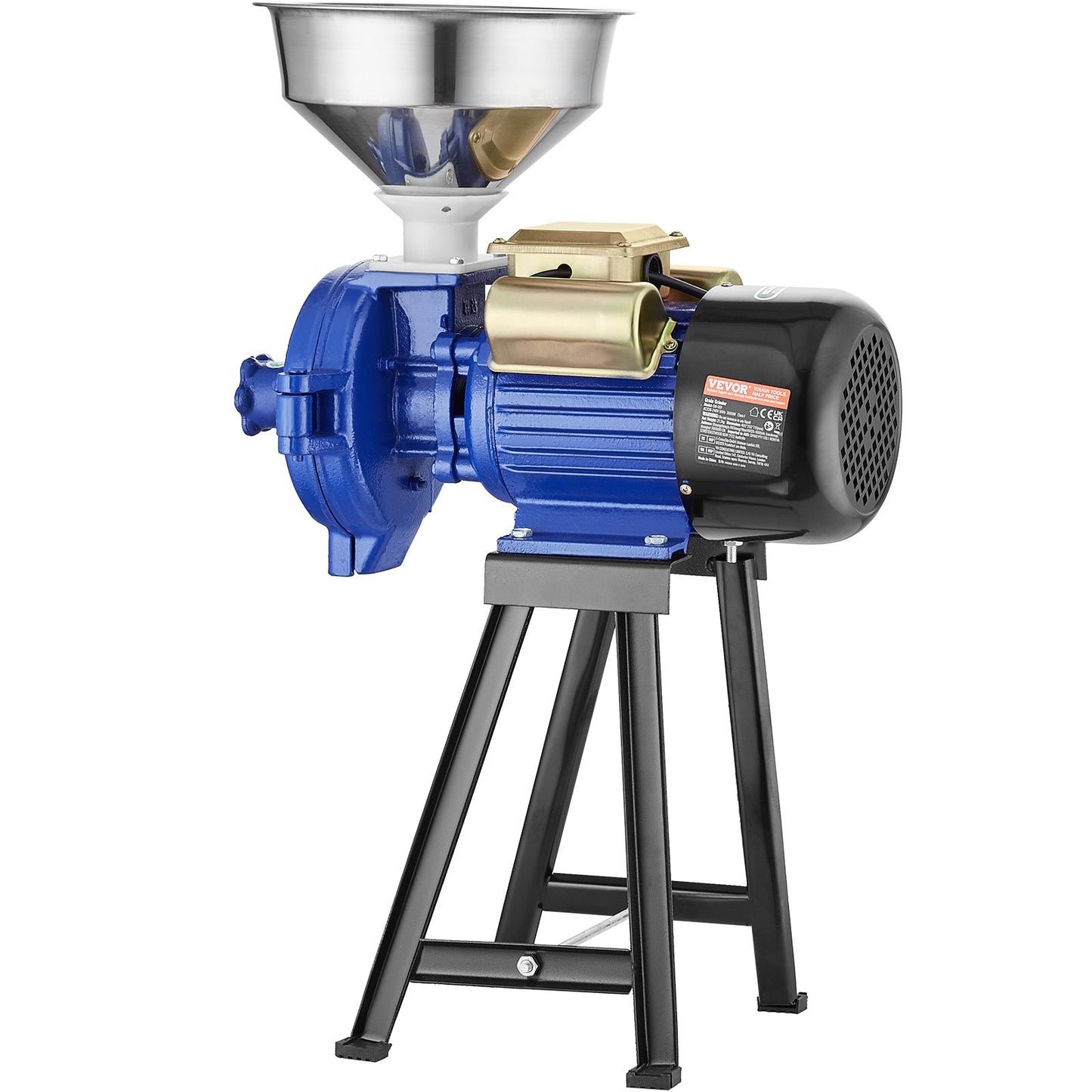 VEVOR 3000W Electric Grain Grinder Corn Wheat Flour Cereal Mill Dry Grinder