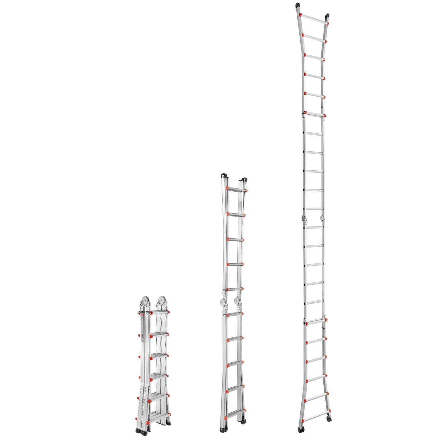 VEVOR Telescoping Ladder A Frame 20 FT Extension Multi-Function for Homework