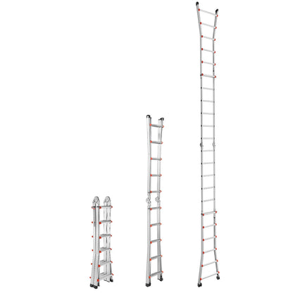 VEVOR Telescoping Ladder A Frame 20 FT Extension Multi-Function for Homework