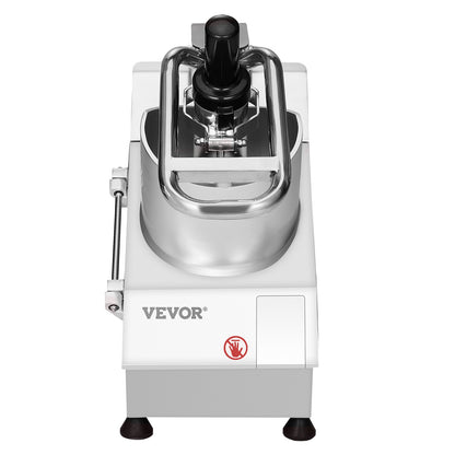 VEVOR Food Processor & Vegetable Chopper w/ 6 Blades Food-Grade Stainless Steel