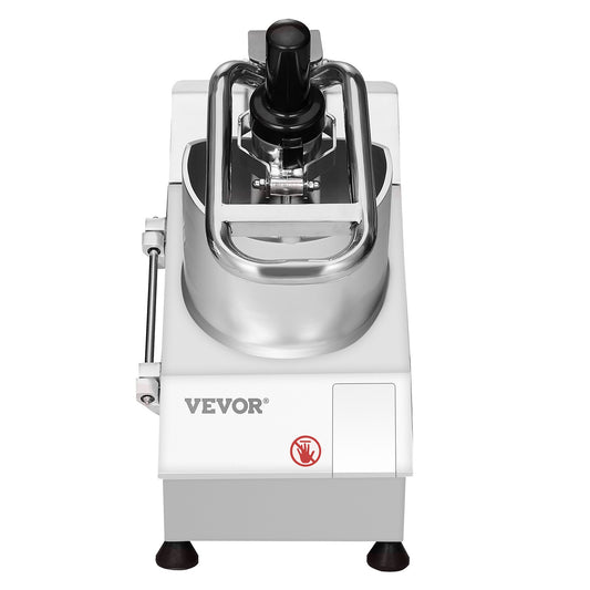 VEVOR Food Processor & Vegetable Chopper w/ 6 Blades Food-Grade Stainless Steel
