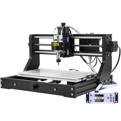 VEVOR CNC 3018 Pro CNC 3018 300×180×45 mm CNC Machine GRBL Control Mini Engraver with Offline Controller 3 Axis Engraving Machine for Carving Milling Plastic, Acrylic, PVC and Wood